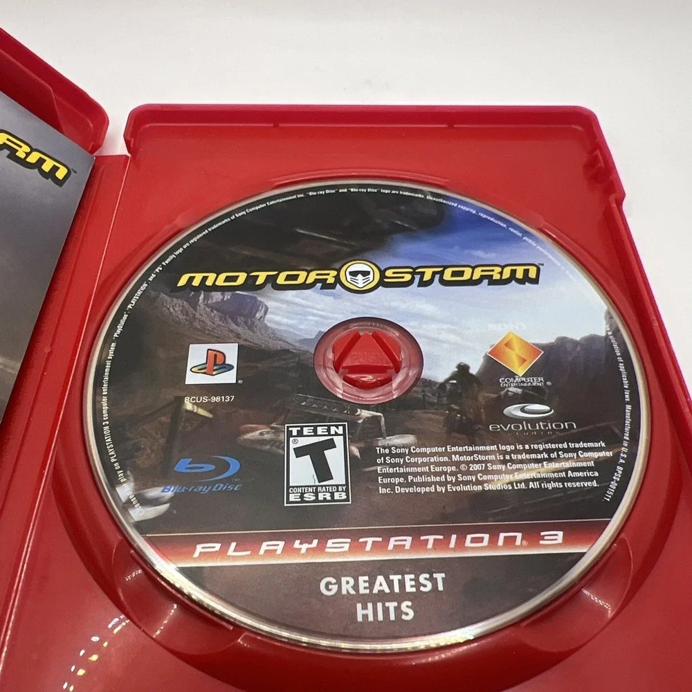 MotorStorm PS3 PlayStation 3 - Complete w Manual CIB
